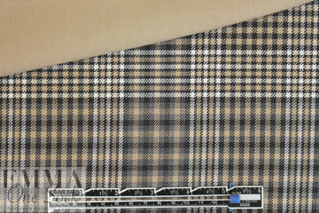 NY designer stretch yarn doubleface dyed plaid