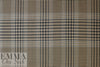 NY designer stretch yarn doubleface dyed plaid