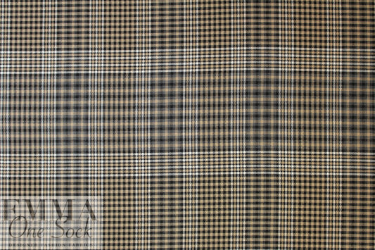 NY designer stretch yarn doubleface dyed plaid