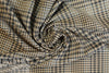 NY designer stretch yarn doubleface dyed plaid