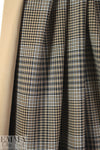 NY designer stretch yarn doubleface dyed plaid
