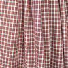 yarn-dyed plaid lightweight cotton woven - red/black/white