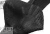 CA designer circular tube accordion pleat viscose - black 4 yd