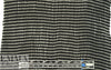 CA designer circular tube accordion pleat viscose - black/gray 3 yd