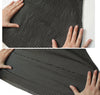 CA designer circular tube accordion pleat viscose - black/gray 1 yard