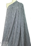 NY designer pleated stretch black/white gingham woven