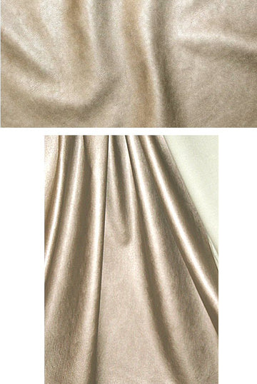 viscose-backed supple faux leather - blonde 1.625 yds