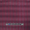 CA designer viscose blend plaid jacquard woven - raspberry/plum 1.125 yds
