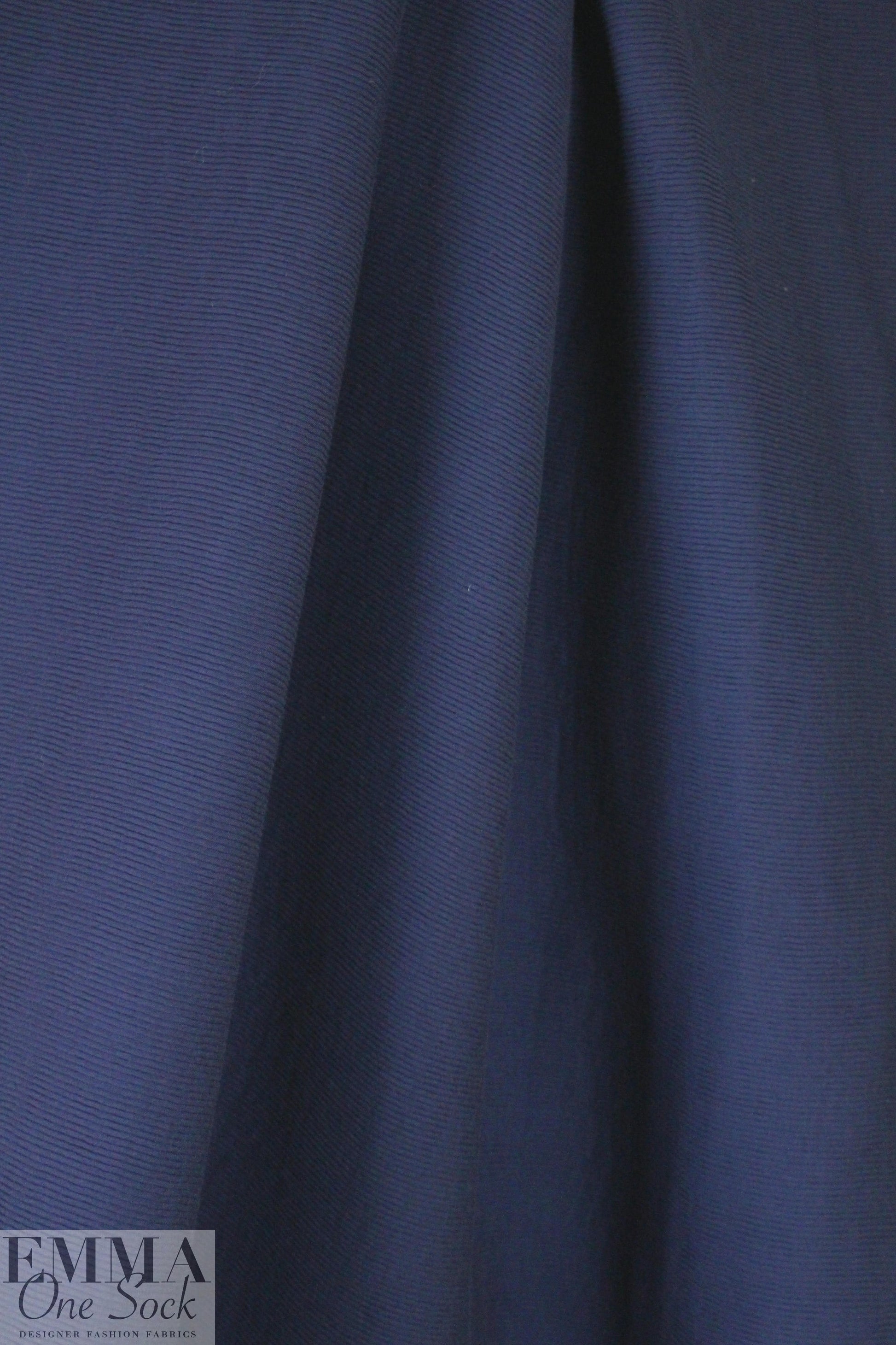 Mi11y Italian textured plisse' matelasse' - navy
