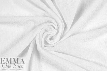 Italian dimple-textured plisse' - white