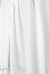 Italian dimple-textured plisse' - white