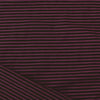 yarn-dyed stripe bamboo/spandex jersey - plum/espresso