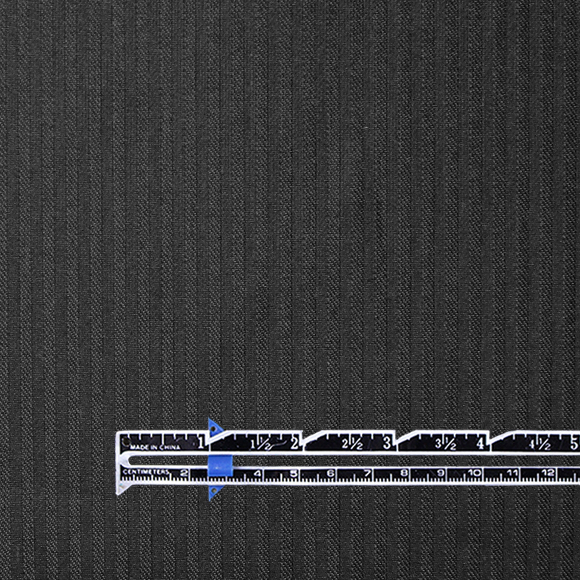 deadstock striped weave pocketing - black