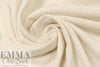 organic cotton GOTS pointelle sweater knit - creamy white 2.25 yds