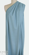 organic cotton GOTS pointelle sweater knit - dusty blue 1.625 yd