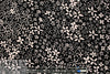 Pol0 textured stretch crepe - pink on black 2.125 yd