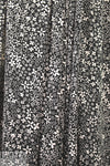 Pol0 textured stretch crepe - pink on black