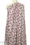 Pol0 textured crepe - wine floral