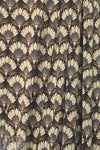 earthtones art deco graphic poly/span knit