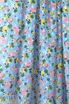 Caro1ina H. clipped weave floral silk sheer - blue 1.75 yd