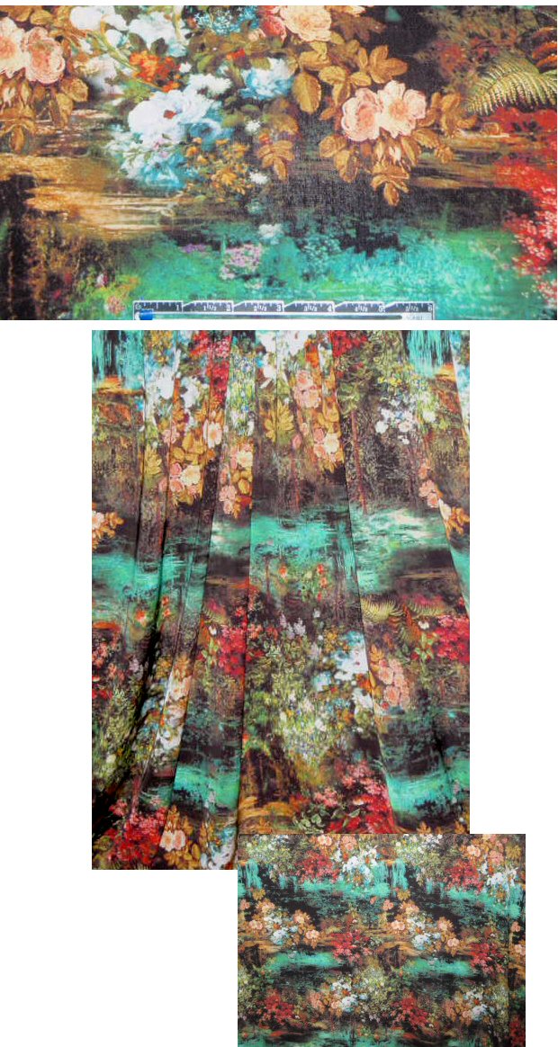 NY designer garden landscape polysilk woven