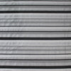 French novelty stripe woven - silver gray/black 2.25 yd
