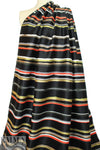 Mi11y tiger lily/green-gold/metallic novelty stripe woven
