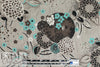 French flowery whimsy cotton crush woven