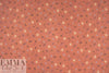 terracotta 'wild fennel' poly crepe woven 1.5 yds