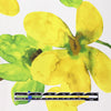 CA designer 'lemon-lime floral' poly crepe woven .75 yds