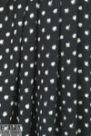 Rebecca Tayl0r specks on black stretch crepe woven