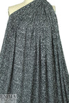 Rebecca Tayl0r speckles on black stretch crepe woven 1.875 yd