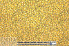 teeny flowers drapey lightweight woven - yellow 1.375 yd