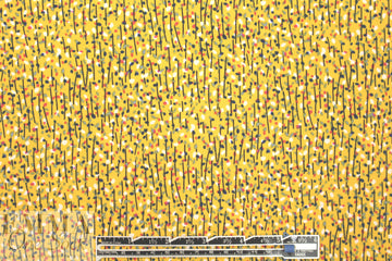 teeny flowers drapey lightweight woven - yellow 2.125 yds