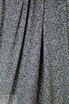 teeny flowers drapey lightweight woven - black .66 yds