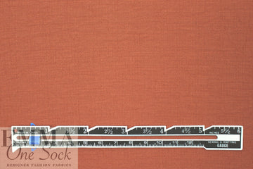 textured lightweight polyester woven - terracotta 1.25 yds