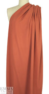 textured lightweight polyester woven - terracotta 1.25 yds