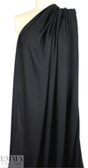 textured lightweight polyester woven - black 1.25 yds