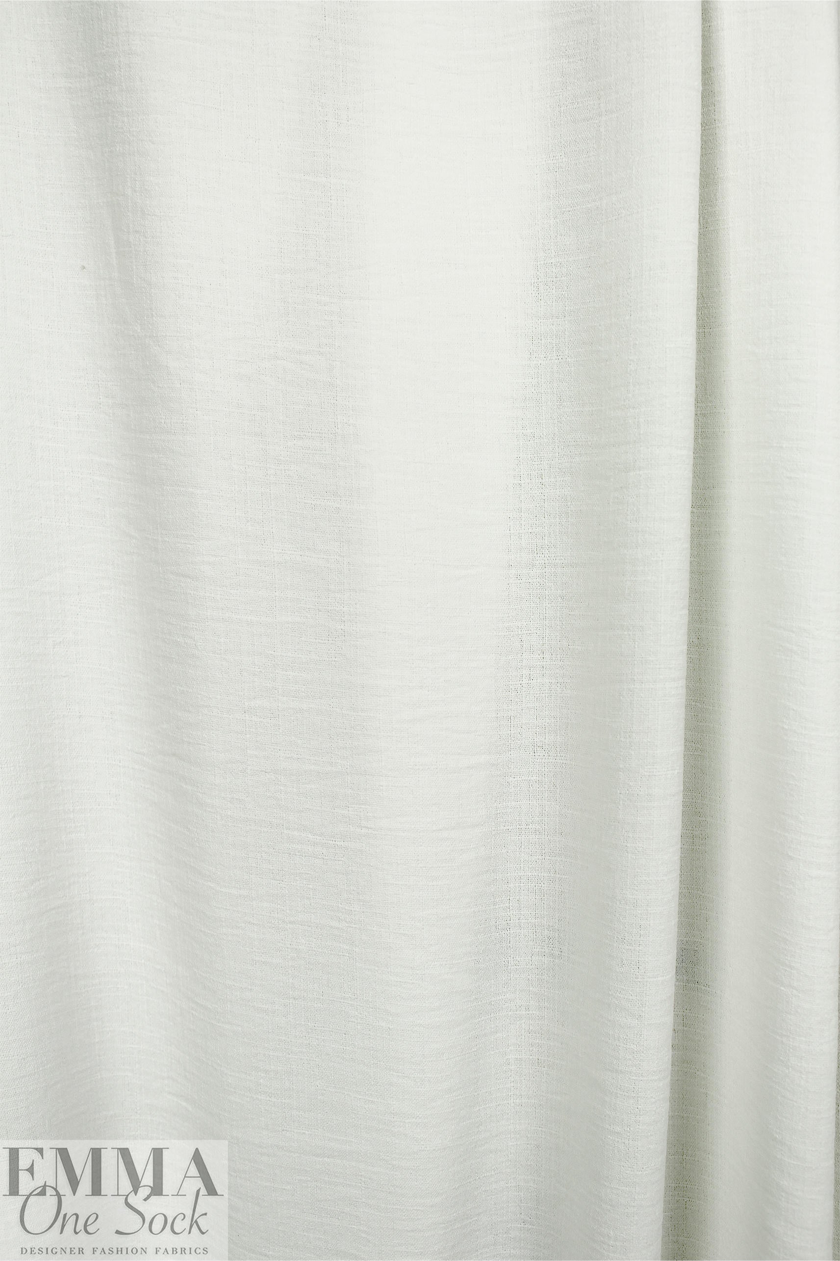 textured lightweight polyester woven - off white 1.25 yds