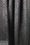 enchanted antique black on black floral metallic brocade 2.5 yd