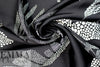 'bespeckled foliage' Oeko-tex poly crepe woven 1.25 yds