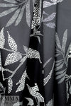 'bespeckled foliage' Oeko-tex poly crepe woven 2.125 yd