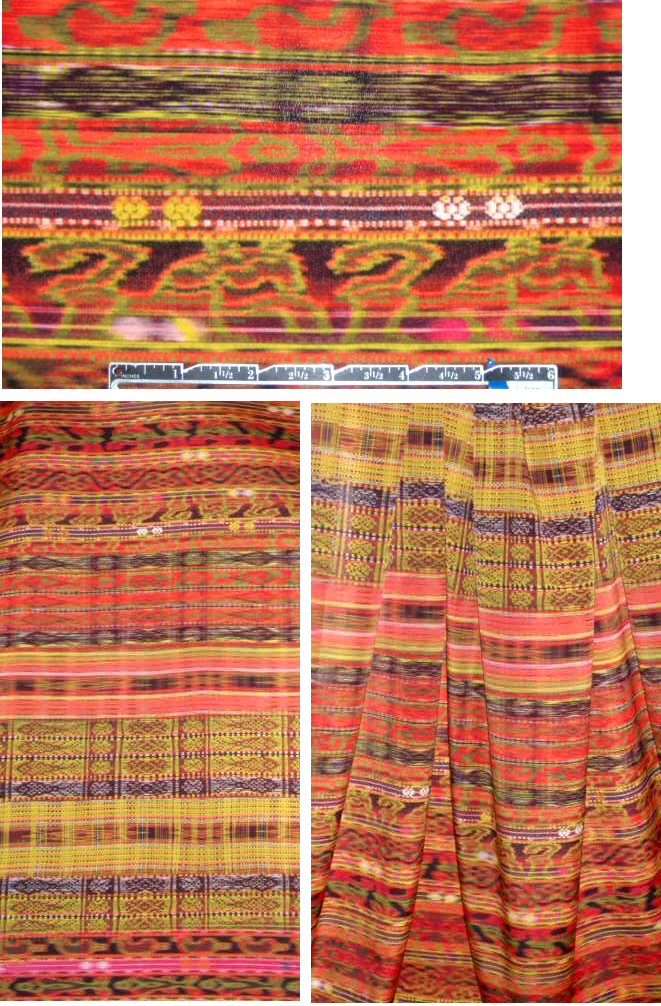 Italian 'guatemala' polysilk woven
