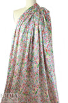 NY designer 'happy colors' polysilk woven