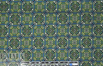 NY designer olive/teal graphic ITY knit