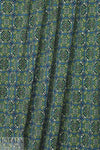NY designer olive/teal graphic ITY knit .75 yds