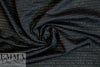 NY designer chain link black/gold metallic jacquard knit  3 yd