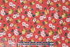 Caro1ina H. clipped weave floral silk sheer - red