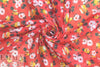 Caro1ina H. clipped weave floral silk sheer - red