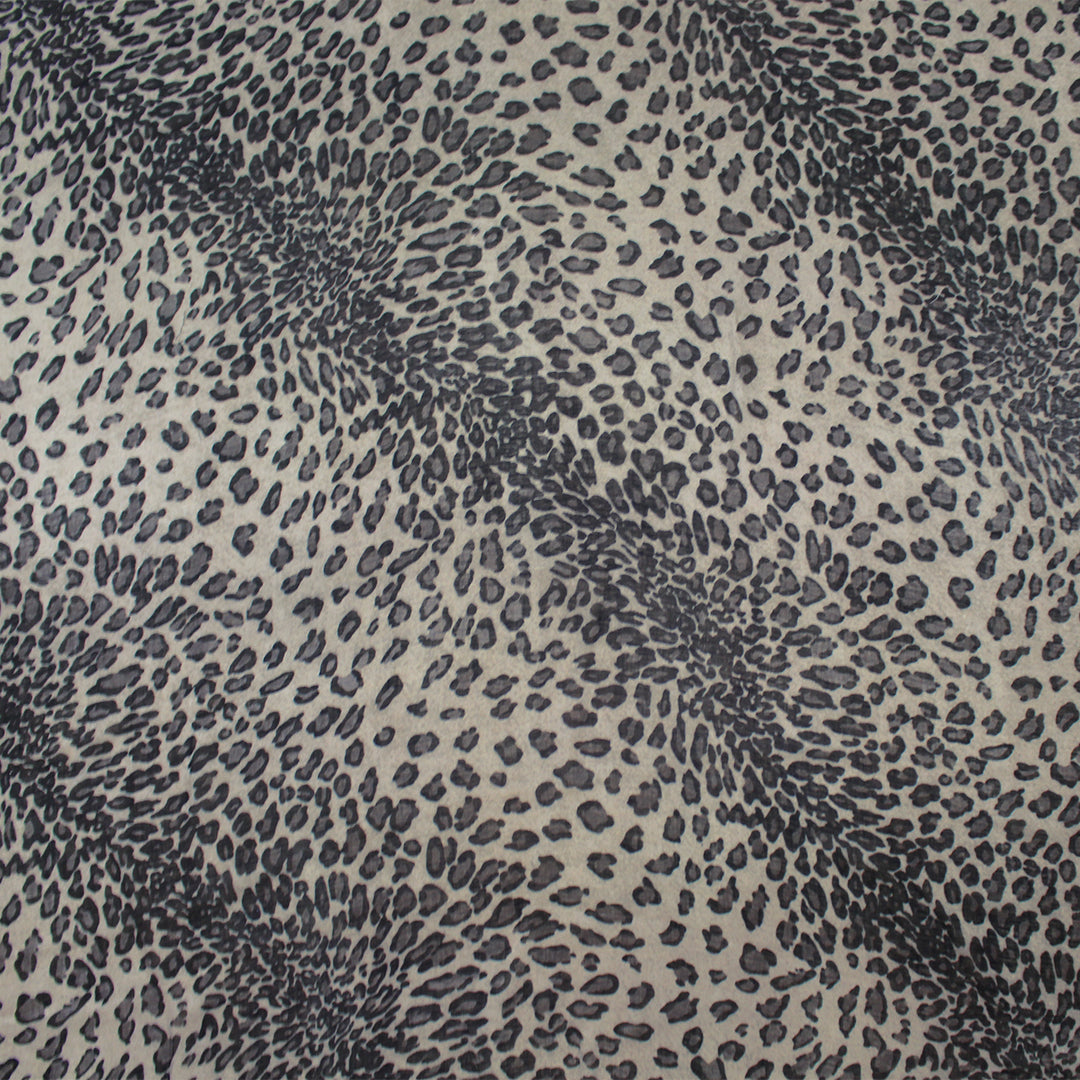 CA designer 'leopard bias' gauze blouseweight woven .75 yds